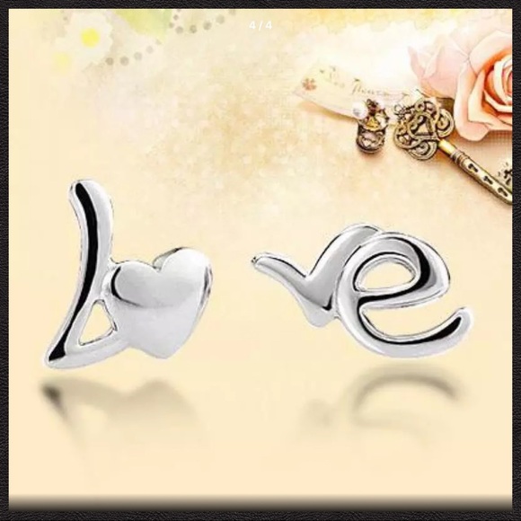 Love Stud Earrings ❤️ - Picture 2 of 5
